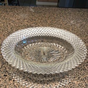 Vintage glass dish
